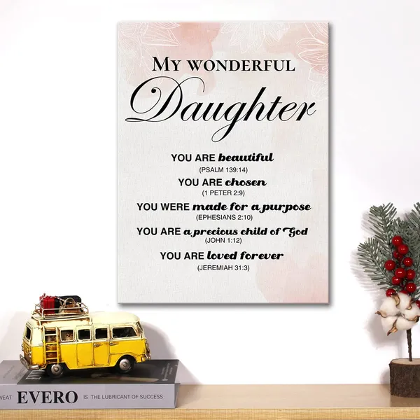 Multicolor_Christian_Canvas_Wall_Art_Motivational_My_Wonderful_Daughter_Canvas_Print_Positive_Canvas_Painting_Home_Wall_Decor_Framed_Christian_Baby_Shower_Gift_12_X_16_Inch
