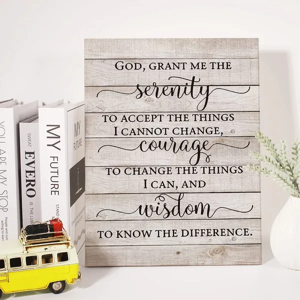 Multicolor_Inspirational_Scripture_Quote_Canvas_Wall_Art_The_Serenity_Prayer_Canvas_Print_Positive_Bible_Poster_Painting_Wall_Decor_Framed_Christian_Gift_12_X_16_Inch