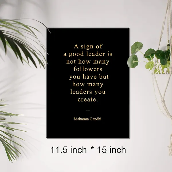 Multicolor_Inspirational_Gold_Foil_Canvas_Wall_Art_Positive_A_Sign_Of_A_Good_Leader_Quotes_Print_Framed_Canvas_Painting_Artwork_Home_Decor_Gifts_12_X_16_Inch