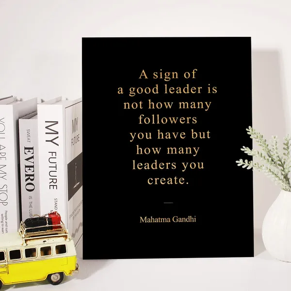 Multicolor_Inspirational_Gold_Foil_Canvas_Wall_Art_Positive_A_Sign_Of_A_Good_Leader_Quotes_Print_Framed_Canvas_Painting_Artwork_Home_Decor_Gifts_12_X_16_Inch