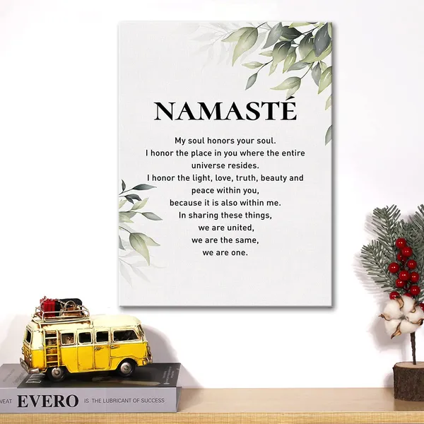 Multicolor_Yoga_Canvas_Wall_Art_Inspirational_Namaste_Definition_Canvas_Print_Positive_Meditation_Canvas_Painting_Home_Bedroom_Wall_Decor_Framed_Gift_12_X_16_Inch