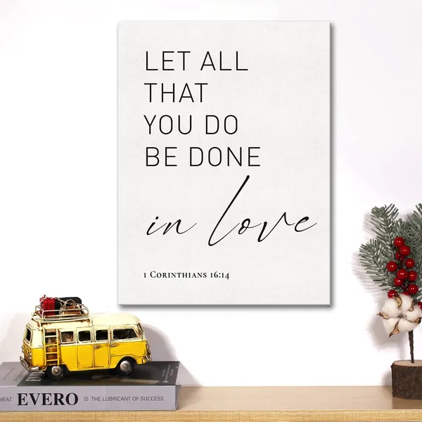 Multicolor_Christian_Canvas_Wall_Art_Motivational_Let_All_That_You_Do_Be_Done_In_Love_Canvas_Print_Positive_Scripture_Bible_Verse_Painting_Home_Wall_Decor_Framed_Gift_12_X_16_Inch