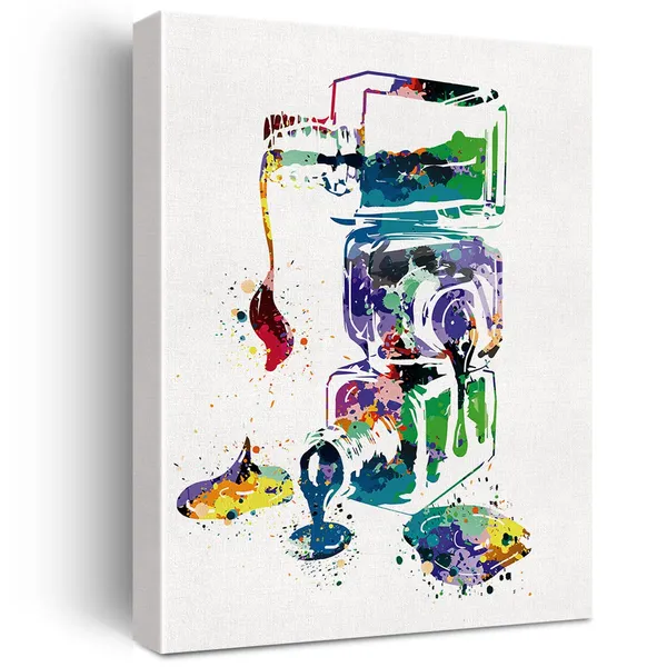 Multicolor_Watercolor_Nail_Polish_Canvas_Wall_Art_Nail_Art_Canvas_Print_Canvas_Painting_Makeup_Nail_Salon_Wall_Decor_Framed_Beauty_Salon_Gifts_12_X_16_Inch