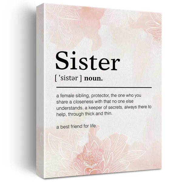 Multicolor_Sister_Quote_Canvas_Wall_Art_Motivational_Sister_Definition_Canvas_Print_Painting_Home_Office_Wall_Decor_Framed_Sister_Gift_12_X_16_Inch