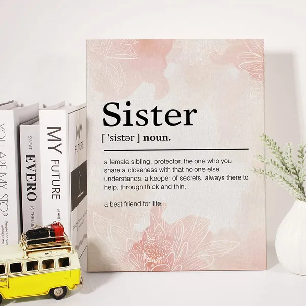 Multicolor_Sister_Quote_Canvas_Wall_Art_Motivational_Sister_Definition_Canvas_Print_Painting_Home_Office_Wall_Decor_Framed_Sister_Gift_12_X_16_Inch