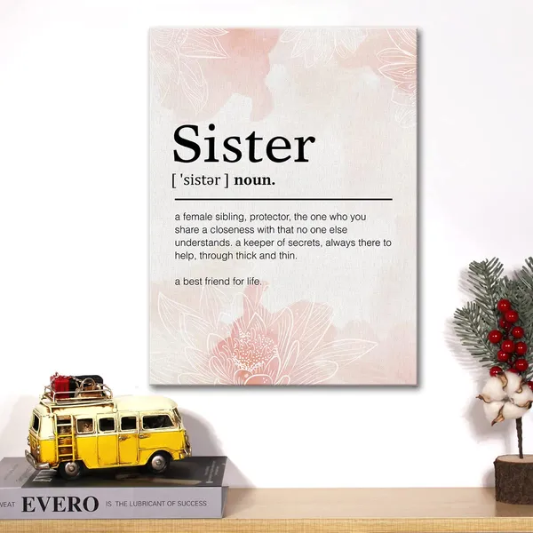 Multicolor_Sister_Quote_Canvas_Wall_Art_Motivational_Sister_Definition_Canvas_Print_Painting_Home_Office_Wall_Decor_Framed_Sister_Gift_12_X_16_Inch