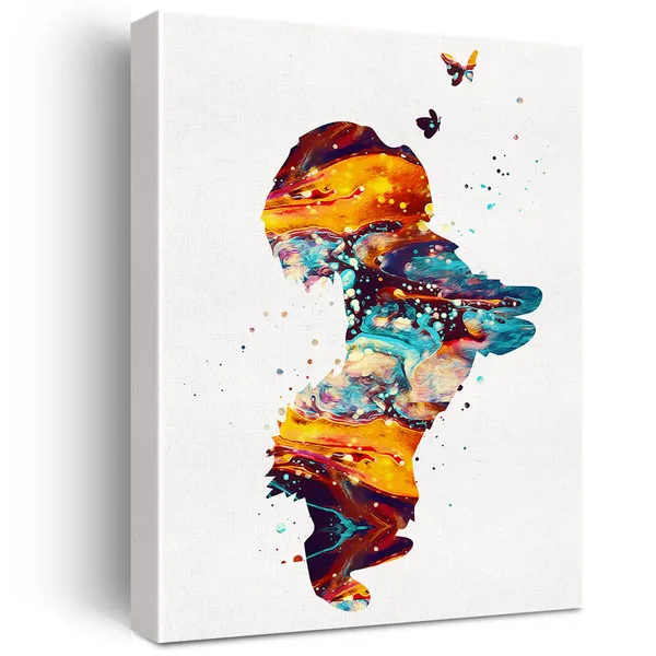 Multicolor_Watercolor_Shih_Tzu_Dog_Canvas_Wall_Art_Shih_Tzu_And_Butterflies_Canvas_Print_Painting_Poster_Wall_Decor_Framed_Dog_Lovers_Gifts_12_X_16_Inch