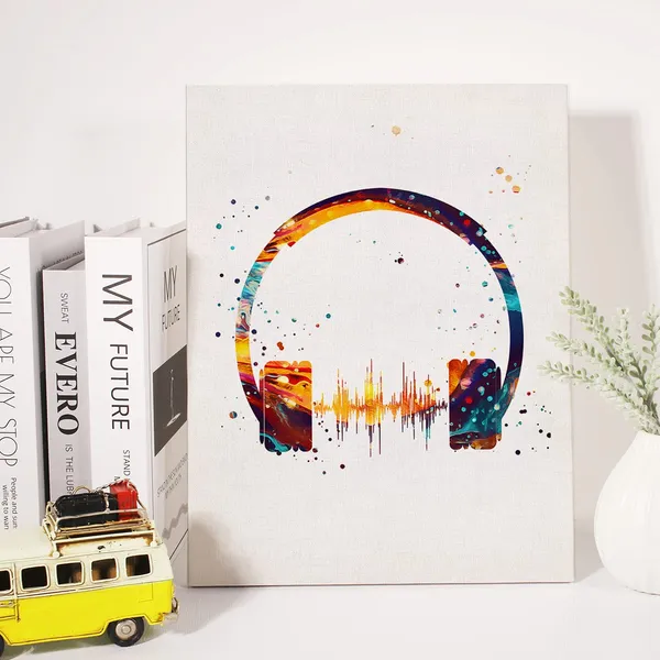 Multicolor_Watercolor_Headphone_Canvas_Wall_Art_Music_Earphones_Canvas_Print_Painting_Musical_Music_Studio_Wall_Decor_Framed_Dj_Gift_12_X_16_Inch