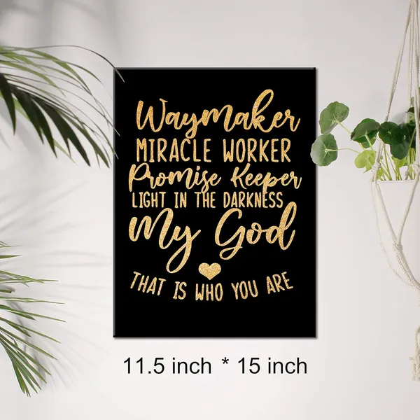 Multicolor_Waymaker_Gold_Foil_Canvas_Wall_Art_Positive_Christian_Bible_Verse_Quote_Print_Framed_Canvas_Painting_Artwork_Home_Decor_Gifts_12_X_16_Inch