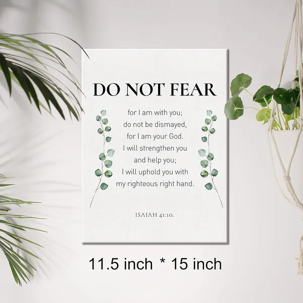 Multicolor_Christian_Canvas_Wall_Art_Isaiah_41:10_Do_Not_Fear_|_For_I_Am_With_You_Do_Not_Be_Dismayed_Canvas_Print_Positive_Painting_Religious_Home_Wall_Decor_Framed_Gift_12_X_16_Inch