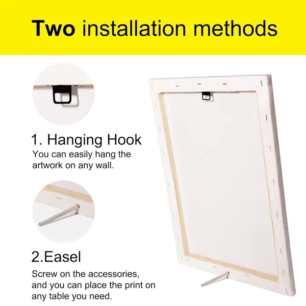 Multicolor_Christian_Canvas_Wall_Art_Motivational_1_Thessalonians_5:18_In_Everything_Give_Thanks_Canvas_Print_Scripture_Bible_Verse_Painting_Home_Wall_Decor_Framed_Thanksgiving_Gift_12_X_16_Inch