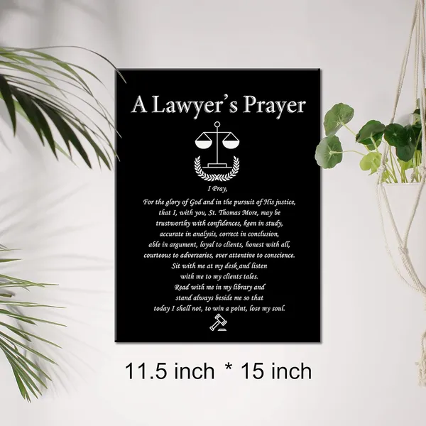Multicolor_Inspirational_Quote_Canvas_Wall_Art_Lawyers_Prayer_Canvas_Print_Positive_Lawyer_Painting_Law_Office_Wall_Decor_Framed_Graduation_Retirement_Gift_12_X_16_Inch