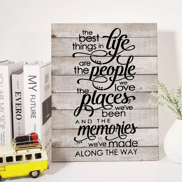 Multicolor_Inspirational_Life_Quote_Canvas_Wall_Art_The_Best_Things_In_Life_Canvas_Print_Positive_Painting_Sign_Wall_Decor_Framed_Motivational_Gift_12_X_16_Inch