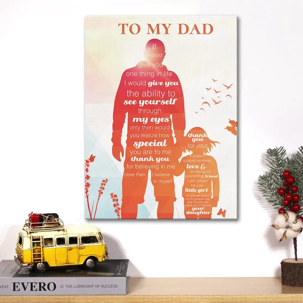 Multicolor_Father_Gift_From_Daughter_Canvas_Wall_Art_Motivational_To_My_Dad_Canvas_Print_Positive_Canvas_Painting_Wall_Decor_Framed_Father_Gift_12_X_16_Inch