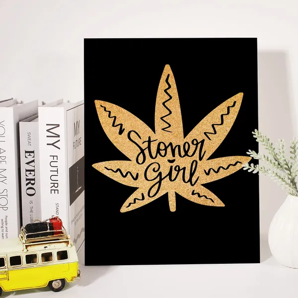 Multicolor_Funny_Gold_Foil_Canvas_Wall_Art_Leaf_Quote_Print_Framed_Canvas_Painting_Artwork_Home_Decor_Gifts_12_X_16_Inch