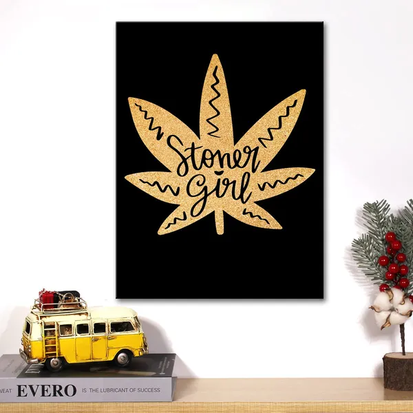 Multicolor_Funny_Gold_Foil_Canvas_Wall_Art_Leaf_Quote_Print_Framed_Canvas_Painting_Artwork_Home_Decor_Gifts_12_X_16_Inch