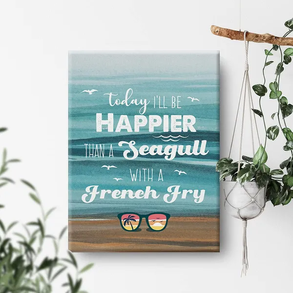 Multicolor_Watercolor_Beach_Art_Inspirational_Coastal_Canvas_Painting_Prints_|_For_Home_Beach_House_Wall_Decor_Framed_Coastal_Artwork_Gifts(12_X_16_Inch)