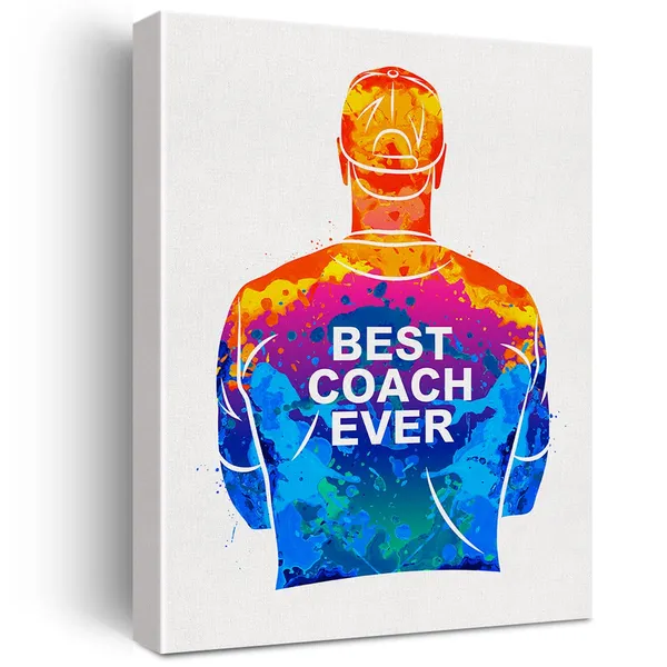 Multicolor_Watercolor_Best_Coach_Ever_Canvas_Painting_Prints_|_For_Home_Office_Wall_Decor_Framed_Artwork_Best_Coach_Gifts(12_X_16")