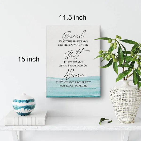 Multicolor_Inspirational_Wall_Art_Bread_Salt_Wine_Sign_Life_Quote_Canvas_Painting_Prints_|_For_Home_Kitchen_Office_Wall_Decor_Framed_Artwork_Gifts(12_X_16_Inch)