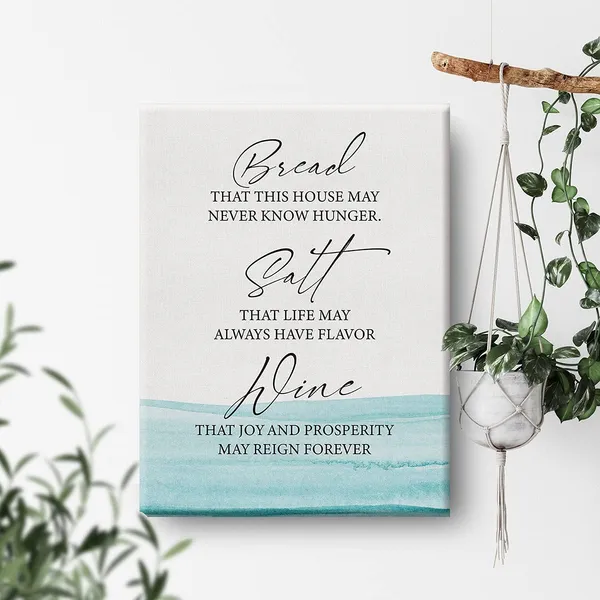 Multicolor_Inspirational_Wall_Art_Bread_Salt_Wine_Sign_Life_Quote_Canvas_Painting_Prints_|_For_Home_Kitchen_Office_Wall_Decor_Framed_Artwork_Gifts(12_X_16_Inch)