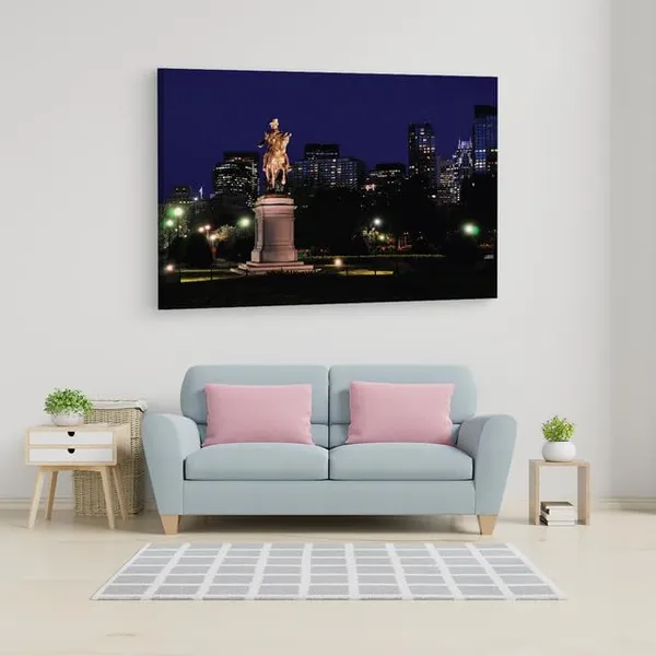 Multicolor_Public_Garden_Wooden_Framed_Canvas_Paintings_|_For_Home_Decor_|_Bedroom,_Living_Room,Wall_Decoration_|_Hd_Print_Canvas_|_Wall_Art_Painting,_Size_16_X_24_Inch