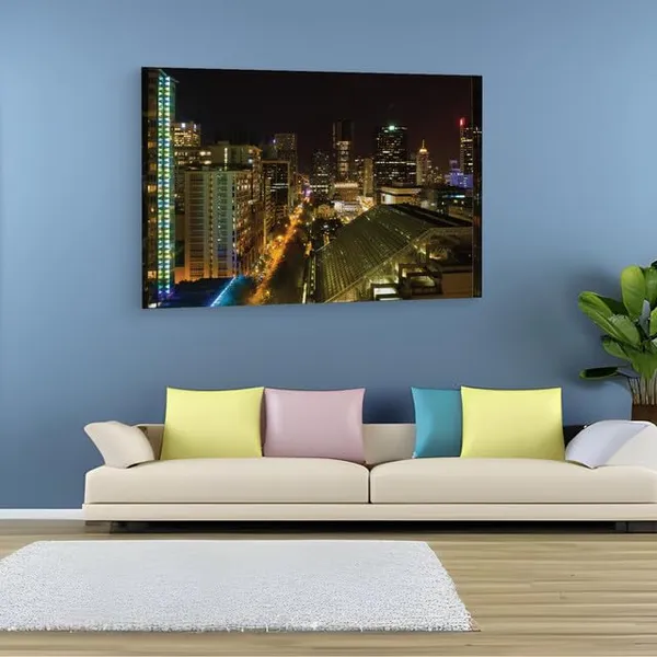 Multicolor_Night_Vancouver_Cities,_Wooden_Framed_Canvas_Paintings_|_For_Home_Decor_|_Bedroom,_Living_Room,Wall_Decoration_|_Hd_Print_Canvas_|_Wall_Art_Painting,_Size_16_X_24_Inch