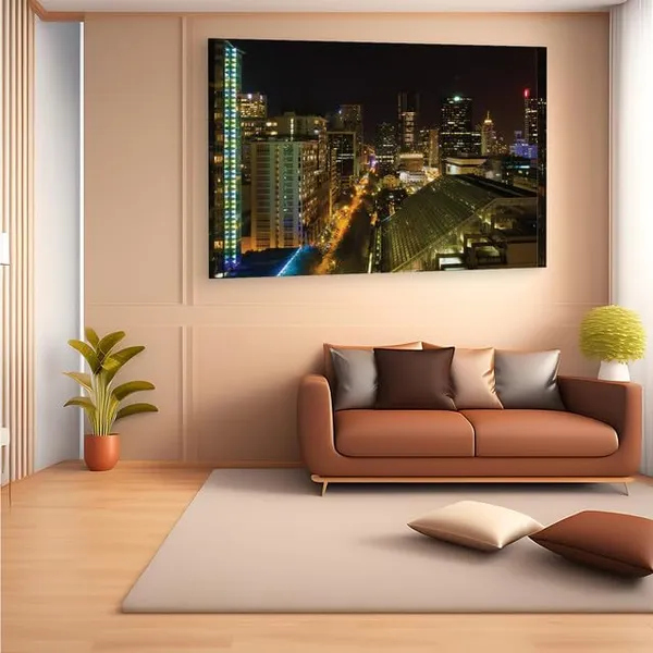 Multicolor_Night_Vancouver_Cities,_Wooden_Framed_Canvas_Paintings_|_For_Home_Decor_|_Bedroom,_Living_Room,Wall_Decoration_|_Hd_Print_Canvas_|_Wall_Art_Painting,_Size_16_X_24_Inch