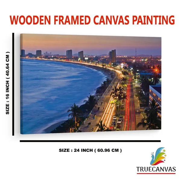 Multicolor_Malecn_De_Mazatl?N,_Wooden_Framed_Canvas_Paintings_|_For_Home_Decor_|_Bedroom,_Living_Room,Wall_Decoration_|_Hd_Print_Canvas_|_Wall_Art_Painting,_Size_16_X_24_Inch