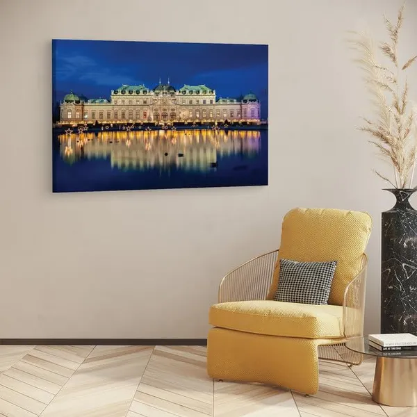 Multicolor_Austrian_Gallery_Blvd,_Wooden_Framed_Canvas_Paintings_|_For_Home_Decor_|_Bedroom,_Living_Room,Wall_Decoration_|_Hd_Print_Canvas_|_Wall_Art_Painting,_Size_16_X_24_Inch