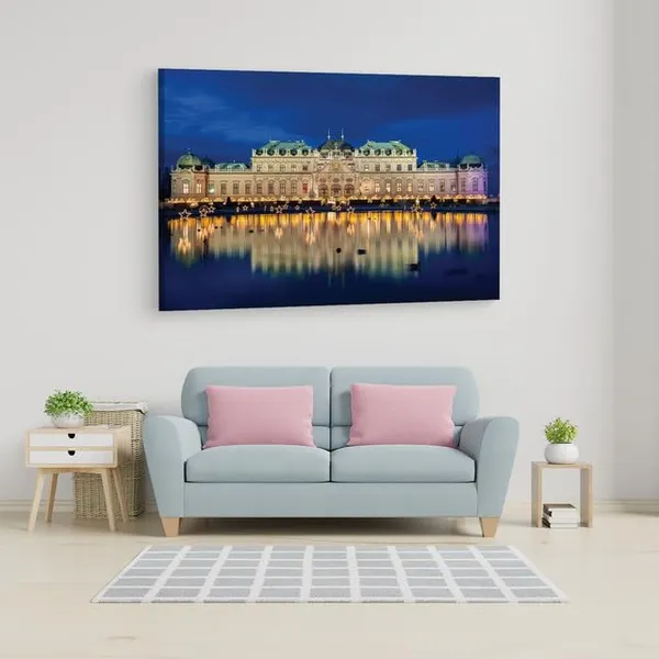 Multicolor_Austrian_Gallery_Blvd,_Wooden_Framed_Canvas_Paintings_|_For_Home_Decor_|_Bedroom,_Living_Room,Wall_Decoration_|_Hd_Print_Canvas_|_Wall_Art_Painting,_Size_16_X_24_Inch