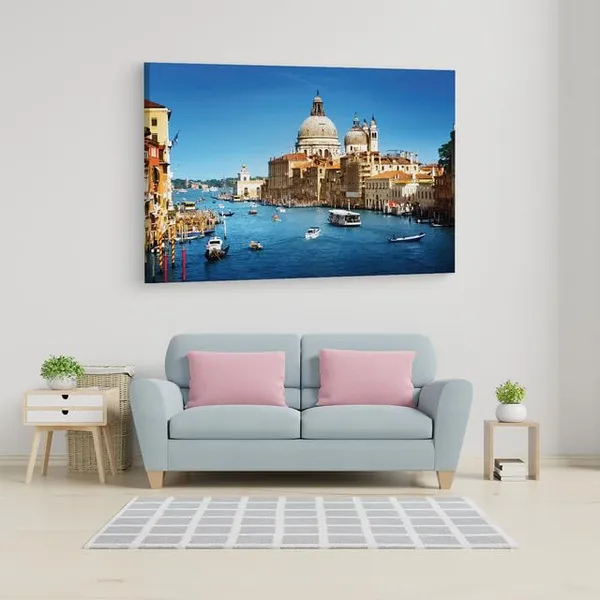 Multicolor_Grand_Canal,_Wooden_Framed_Canvas_Paintings_|_For_Home_Decor_|_Bedroom,_Living_Room,Wall_Decoration_|_Hd_Print_Canvas_|_Wall_Art_Painting,_Size_16_X_24_Inch