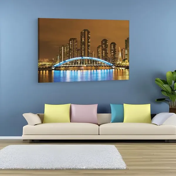 Multicolor_Eitai_Bridge,_Wooden_Framed_Canvas_Paintings_|_For_Home_Decor_|_Bedroom,_Living_Room,Wall_Decoration_|_Hd_Print_Canvas_|_Wall_Art_Painting,_Size_16_X_24_Inch