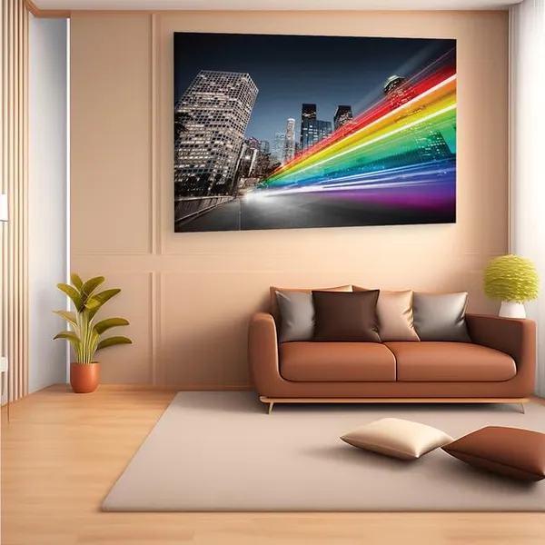 Multicolor_Philips_Tv_4K_Ultra_Hd_Smart,_Wooden_Framed_Canvas_Paintings_|_For_Home_Decor_|_Bedroom,_Living_Room,Wall_Decoration_|_Hd_Print_Canvas_|_Wall_Art_Painting,_Size_16_X_24_Inch