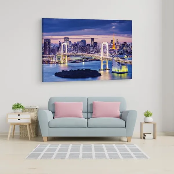 Multicolor_Rainbow_Bridge,_Wooden_Framed_Canvas_Paintings_|_For_Home_Decor_|_Bedroom,_Living_Room,Wall_Decoration_|_Hd_Print_Canvas_|_Wall_Art_Painting,_Size_16_X_24_Inch