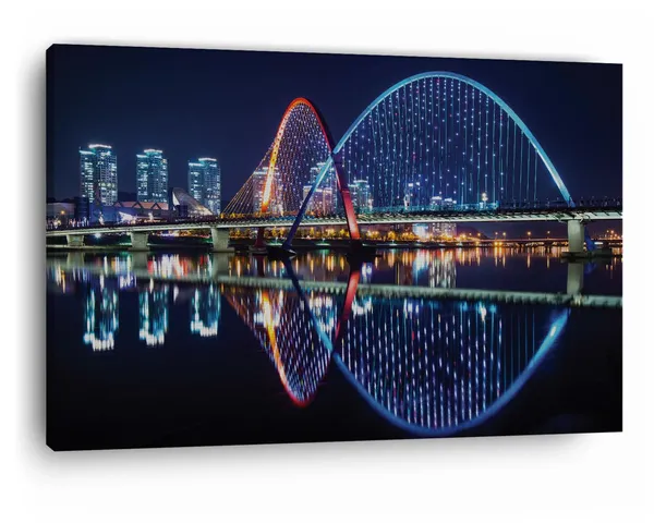 Multicolor_Expo_Bridge,_Wooden_Framed_Canvas_Paintings_|_For_Home_Decor_|_Bedroom,_Living_Room,Wall_Decoration_|_Hd_Print_Canvas_|_Wall_Art_Painting,_Size_16_X_24_Inch