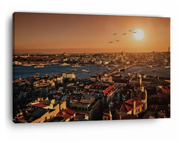 Multicolor_Istanbul_-_Duvar_Ka??D?,_Wooden_Framed_Canvas_Paintings_|_For_Home_Decor_|_Bedroom,_Living_Room,Wall_Decoration_|_Hd_Print_Canvas_|_Wall_Art_Painting,_Size_16_X_24_Inch