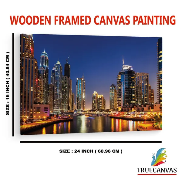 Multicolor_Dubai_River_Night,_Wooden_Framed_Canvas_Paintings_|_For_Home_Decor_|_Bedroom,_Living_Room,Wall_Decoration_|_Hd_Print_Canvas_|_Wall_Art_Painting,_Size_16_X_24_Inch
