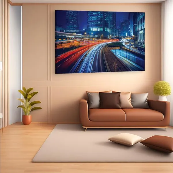 Multicolor_Hong_Kong_Long_Exposure,_Wooden_Framed_Canvas_Paintings_|_For_Home_Decor_|_Bedroom,_Living_Room,Wall_Decoration_|_Hd_Print_Canvas_|_Wall_Art_Painting,_Size_16_X_24_Inch