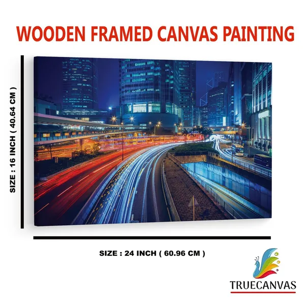 Multicolor_Hong_Kong_Long_Exposure,_Wooden_Framed_Canvas_Paintings_|_For_Home_Decor_|_Bedroom,_Living_Room,Wall_Decoration_|_Hd_Print_Canvas_|_Wall_Art_Painting,_Size_16_X_24_Inch