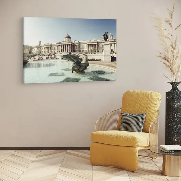 Multicolor_Trafalgar_Square,_Wooden_Framed_Canvas_Paintings_|_For_Home_Decor_|_Bedroom,_Living_Room,Wall_Decoration_|_Hd_Print_Canvas_|_Wall_Art_Painting,_Size_16_X_24_Inch