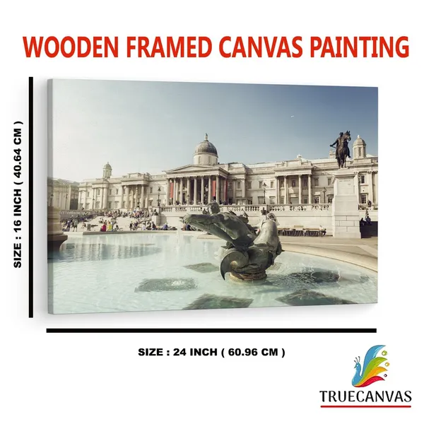 Multicolor_Trafalgar_Square,_Wooden_Framed_Canvas_Paintings_|_For_Home_Decor_|_Bedroom,_Living_Room,Wall_Decoration_|_Hd_Print_Canvas_|_Wall_Art_Painting,_Size_16_X_24_Inch