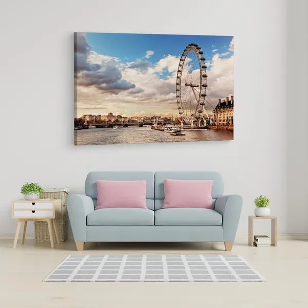 Multicolor_London_Eye,_Wooden_Framed_Canvas_Paintings_|_For_Home_Decor_|_Bedroom,_Living_Room,Wall_Decoration_|_Hd_Print_Canvas_|_Wall_Art_Painting,_Size_16_X_24_Inch