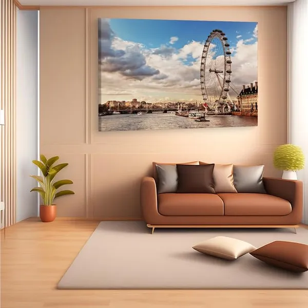 Multicolor_London_Eye,_Wooden_Framed_Canvas_Paintings_|_For_Home_Decor_|_Bedroom,_Living_Room,Wall_Decoration_|_Hd_Print_Canvas_|_Wall_Art_Painting,_Size_16_X_24_Inch