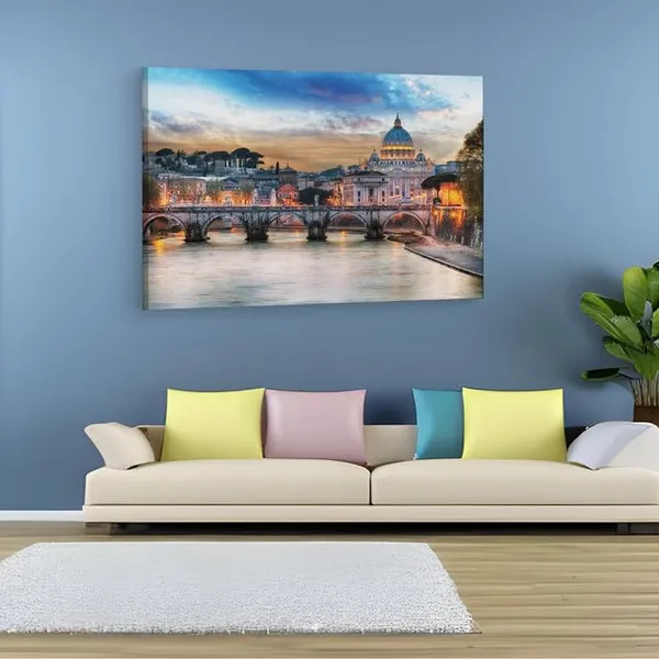 Multicolor_River_Tiber,_Wooden_Framed_Canvas_Paintings_|_For_Home_Decor_|_Bedroom,_Living_Room,Wall_Decoration_|_Hd_Print_Canvas_|_Wall_Art_Painting,_Size_16_X_24_Inch