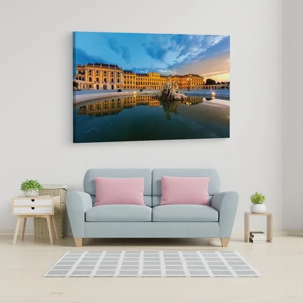 Multicolor_Schnbrunn_Palace,_Wooden_Framed_Canvas_Paintings_|_For_Home_Decor_|_Bedroom,_Living_Room,Wall_Decoration_|_Hd_Print_Canvas_|_Wall_Art_Painting,_Size_16_X_24_Inch