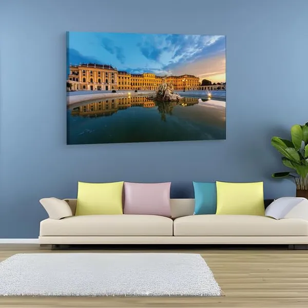 Multicolor_Schnbrunn_Palace,_Wooden_Framed_Canvas_Paintings_|_For_Home_Decor_|_Bedroom,_Living_Room,Wall_Decoration_|_Hd_Print_Canvas_|_Wall_Art_Painting,_Size_16_X_24_Inch