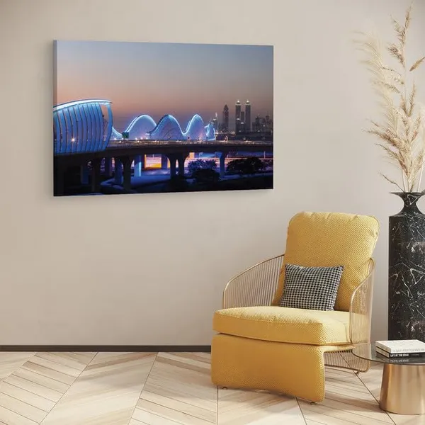 Multicolor_Meydan_Bridge_Wave,_Wooden_Framed_Canvas_Paintings_|_For_Home_Decor_|_Bedroom,_Living_Room,Wall_Decoration_|_Hd_Print_Canvas_|_Wall_Art_Painting,_Size_16_X_24_Inch