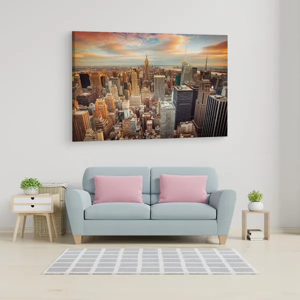 Multicolor_Empire_State_Building,_Wooden_Framed_Canvas_Paintings_|_For_Home_Decor_|_Bedroom,_Living_Room,Wall_Decoration_|_Hd_Print_Canvas_|_Wall_Art_Painting,_Size_16_X_24_Inch