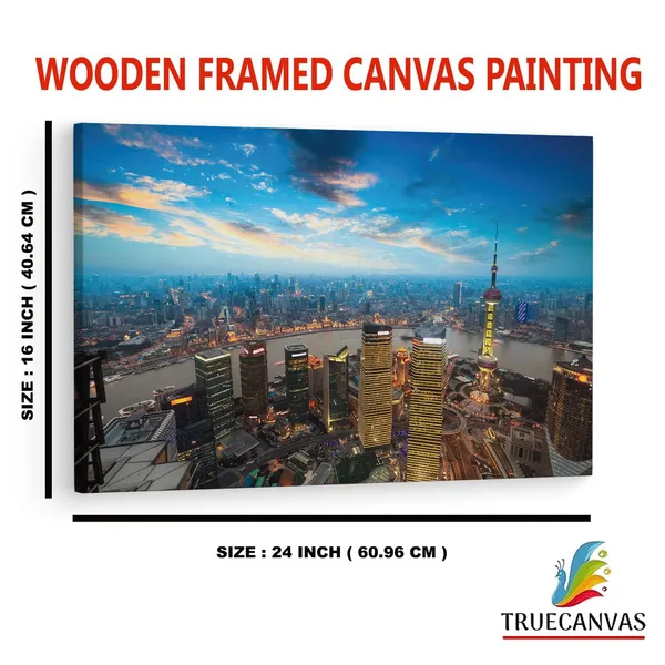 Multicolor_Shanghai,_Wooden_Framed_Canvas_Paintings_|_For_Home_Decor_|_Bedroom,_Living_Room,Wall_Decoration_|_Hd_Print_Canvas_|_Wall_Art_Painting,_Size_16_X_24_Inch