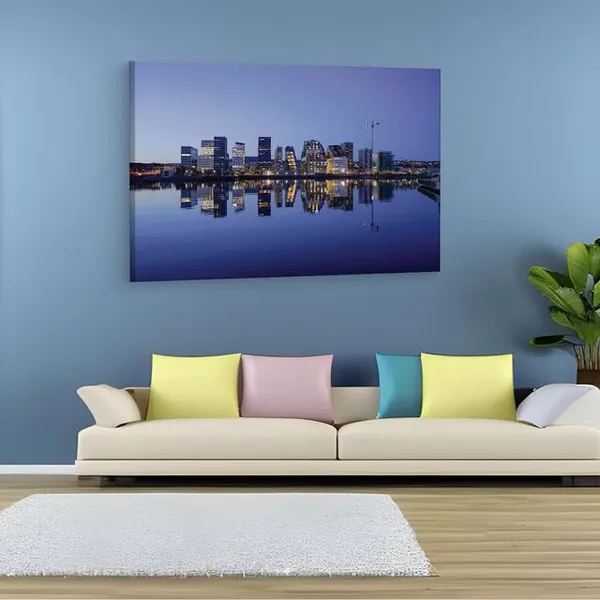Multicolor_Oslo_City,_Wooden_Framed_Canvas_Paintings_|_For_Home_Decor_|_Bedroom,_Living_Room,Wall_Decoration_|_Hd_Print_Canvas_|_Wall_Art_Painting,_Size_16_X_24_Inch